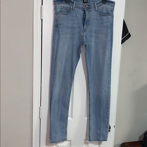 BDG light blue wash stretch skinny jeans